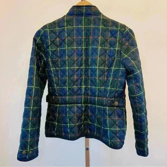 Ralph Lauren Girls Plaid Quilted Jacket Sz L Multicolor Casual Winter Fall Warm - Picture 8 of 12